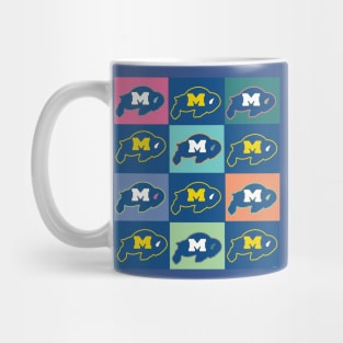 Milby pop art grid mod Mug